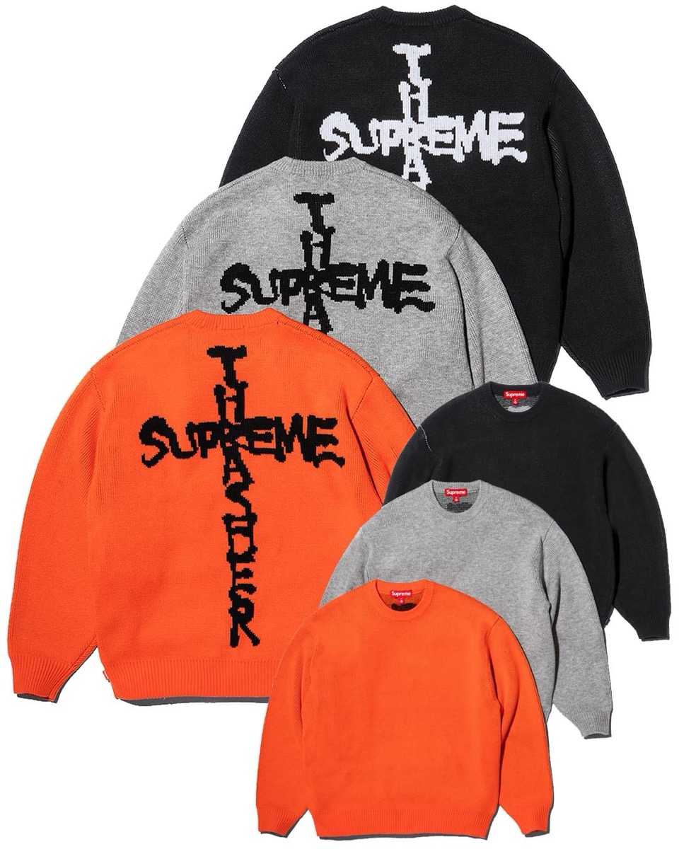 Supreme x Thrasher + Neck Face 24FW Week6が国内9月28日に発売予定
