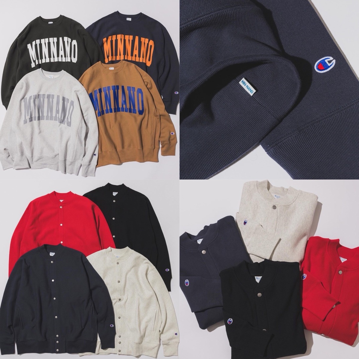 Champion × BEAMS by MIN-NANO 24AW 新作スウェットが国内10月5日に