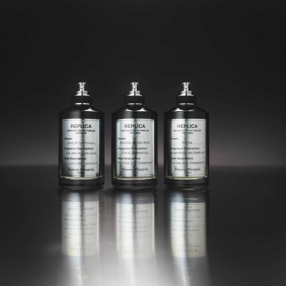 Maison Margiela『Replica』黒の香水 新作3種が国内9月26日より発売