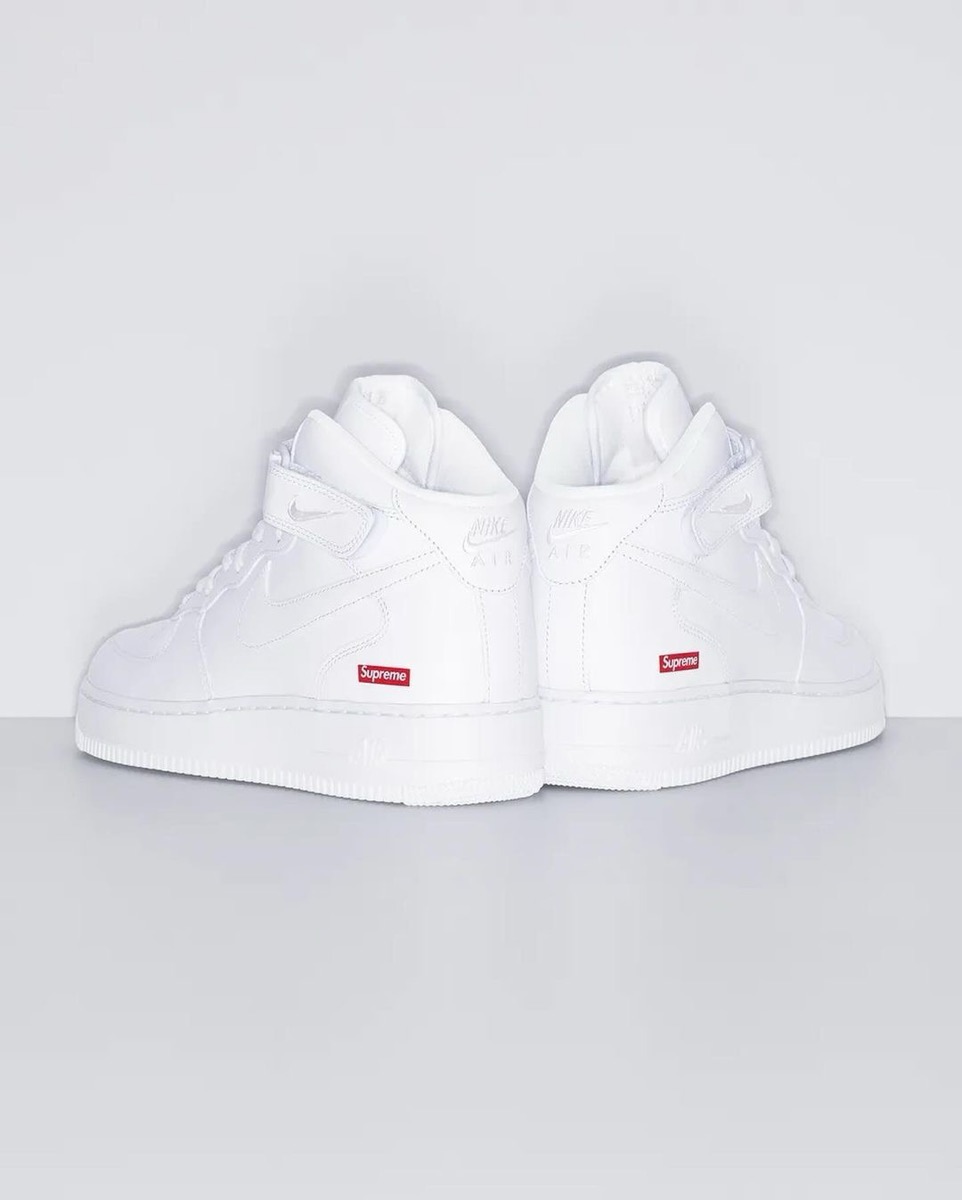 Supreme x Nike Air Force 1 Mid SP “Black” & “White”が24FW 国内12月