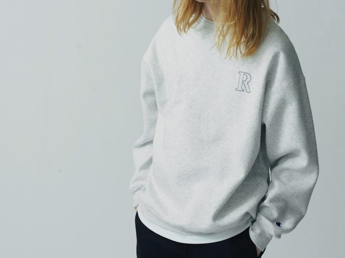 Champion for RHC 別注『R Logo Sweat』が国内1月11日より発売 | UP TO