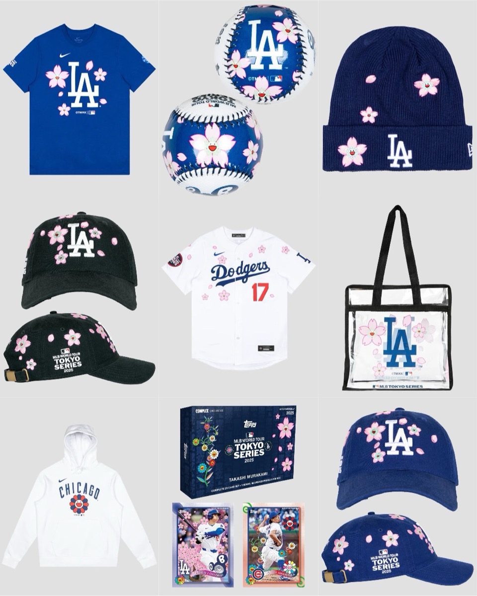 村上隆 x MLB 限定コラボコレクションが国内3月8日より発売。東京