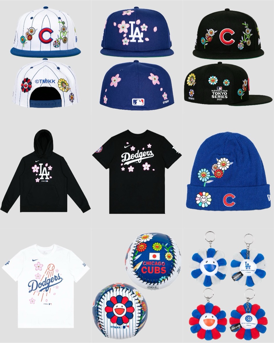 村上隆 x MLB 限定コラボコレクションが国内3月8日より発売。東京