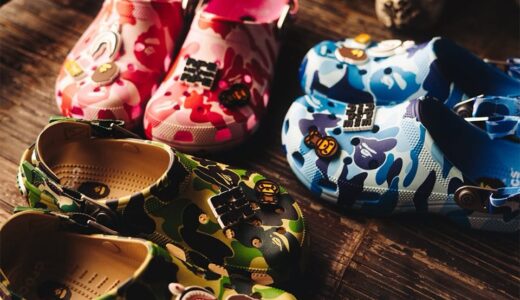 BAPE®︎ x Crocs Classic Clog “ABC Camo”が国内3月8日より発売 | UP