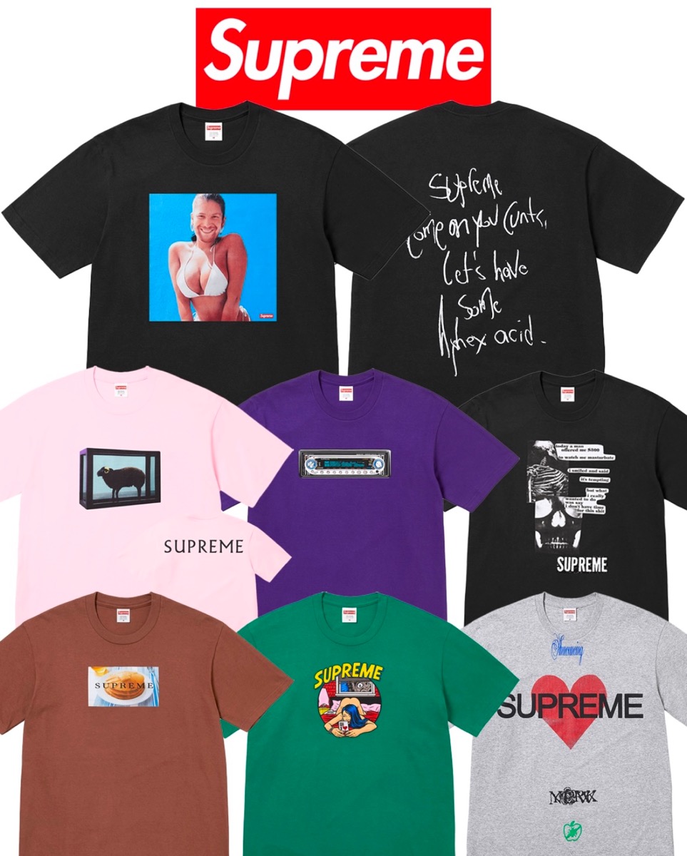 Supreme 2025SSに登場するTシャツ（Tee） | UP TO DATE