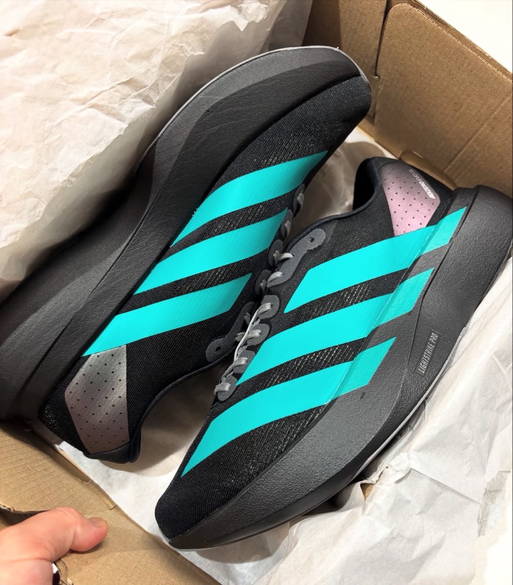 adidas『Adizero Evo SL M “Core Black/Pure Teal”』が国内7月18日より
