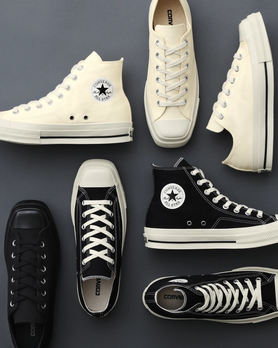 四角いトゥが特徴の CONVERSE『ALL STAR SQUARE TOE OX / HI』が国内6