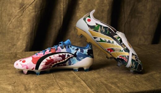 BAPE x adidas サッカーの未来を称えるコラボコレクションが国内9月6日