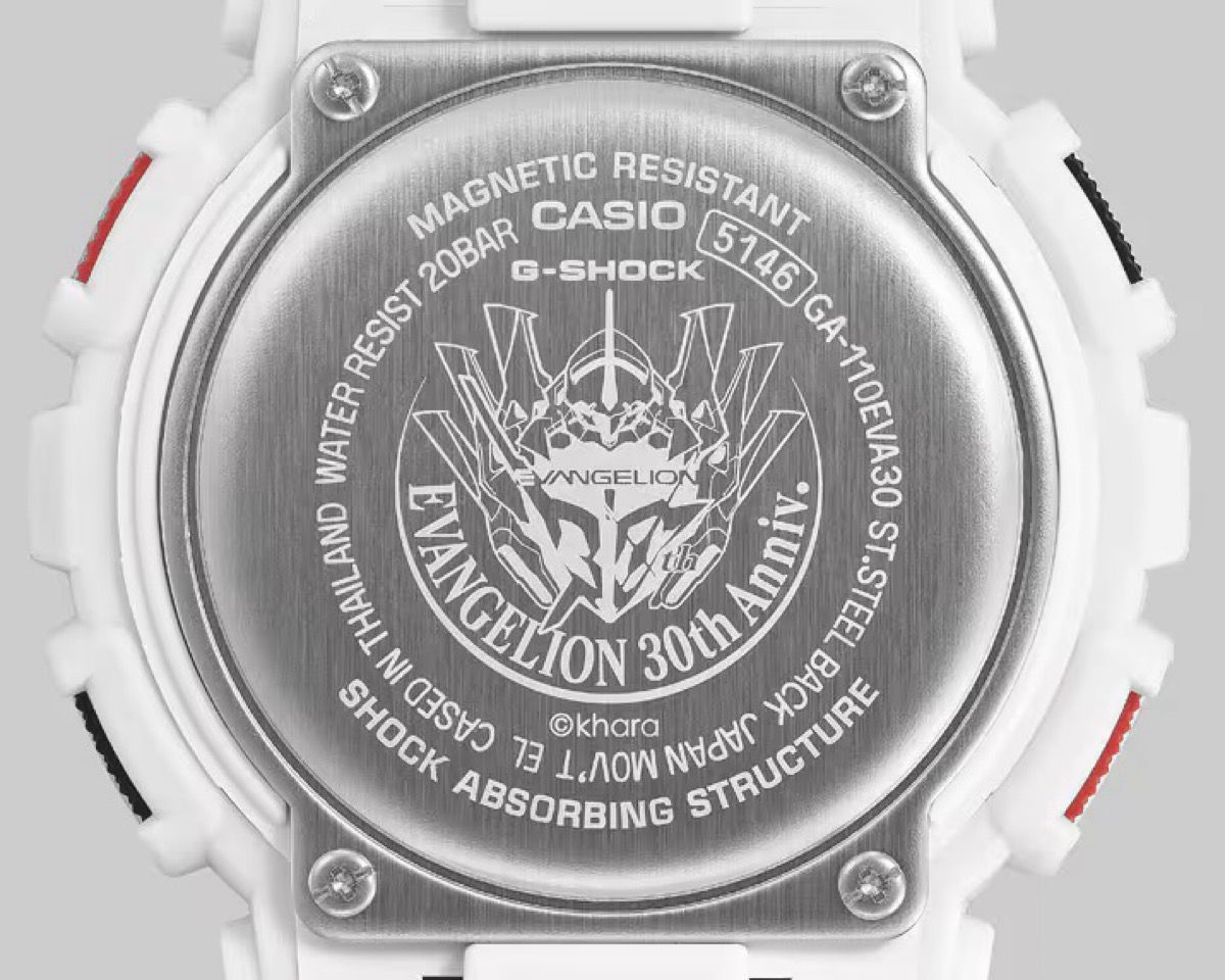 新世紀エヴァンゲリオン x G-SHOCK コラボウォッチが国内9月3日／10月1