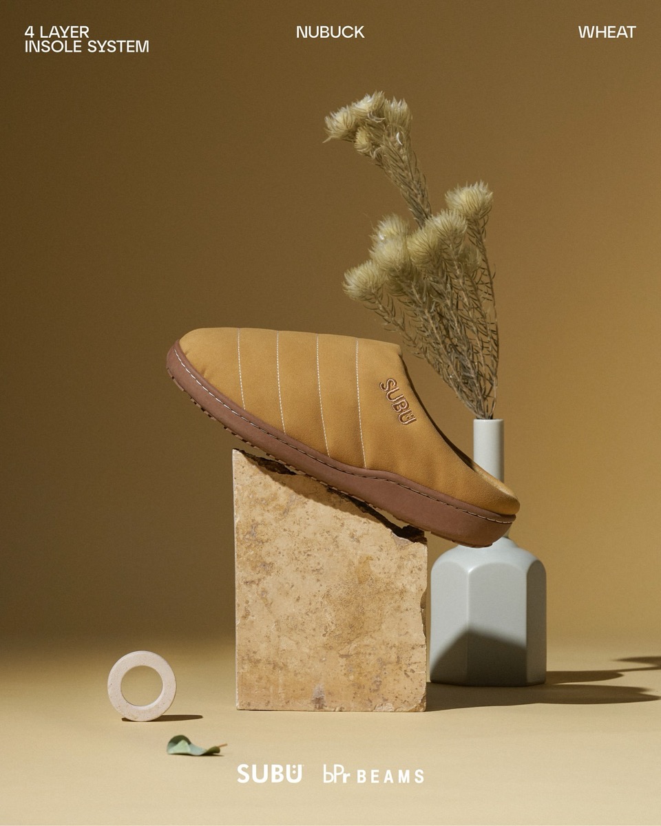 SUBU x bPr BEAMS 25FW 冬用別注サンダルが国内発売開始 | UP TO DATE
