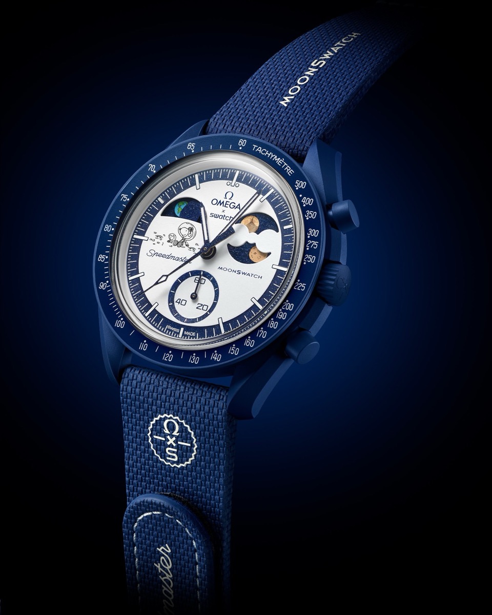 OMEGA x Swatch x Snoopy『MoonSwatch “MISSION TO EARTHPHASE”』が