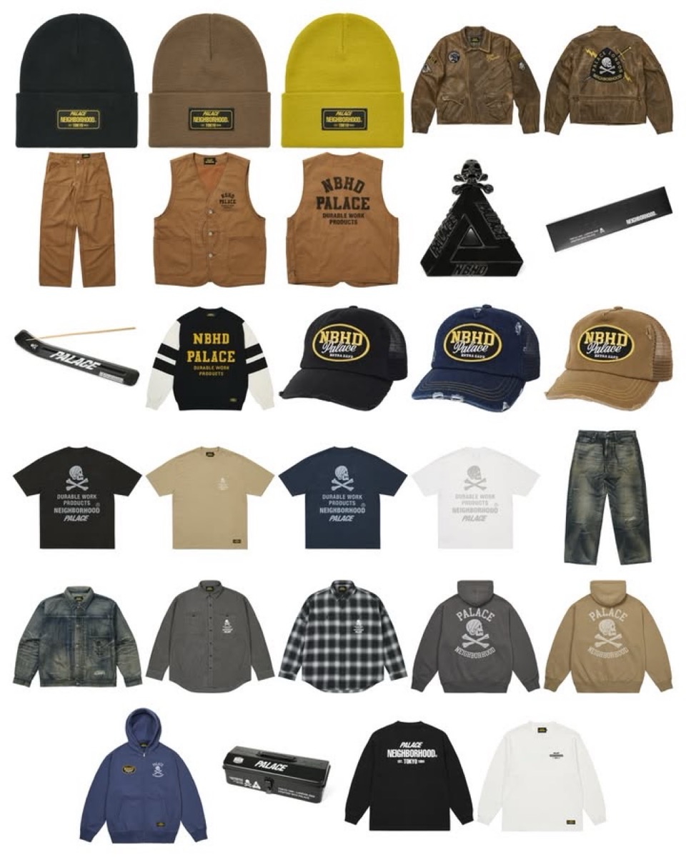 PALACE SKATEBOARDS x NEIGHBORHOOD “AUTUMN 25” Week2が国内8月16日に