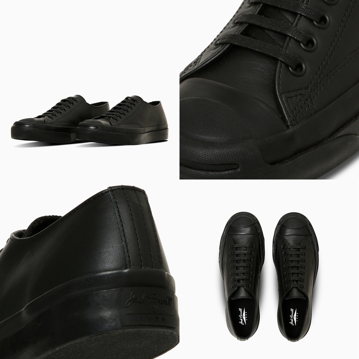 CONVERSE『LEATHER JACK PURCELL 1935 “BLACK” & “WHITE”』が国内9月12