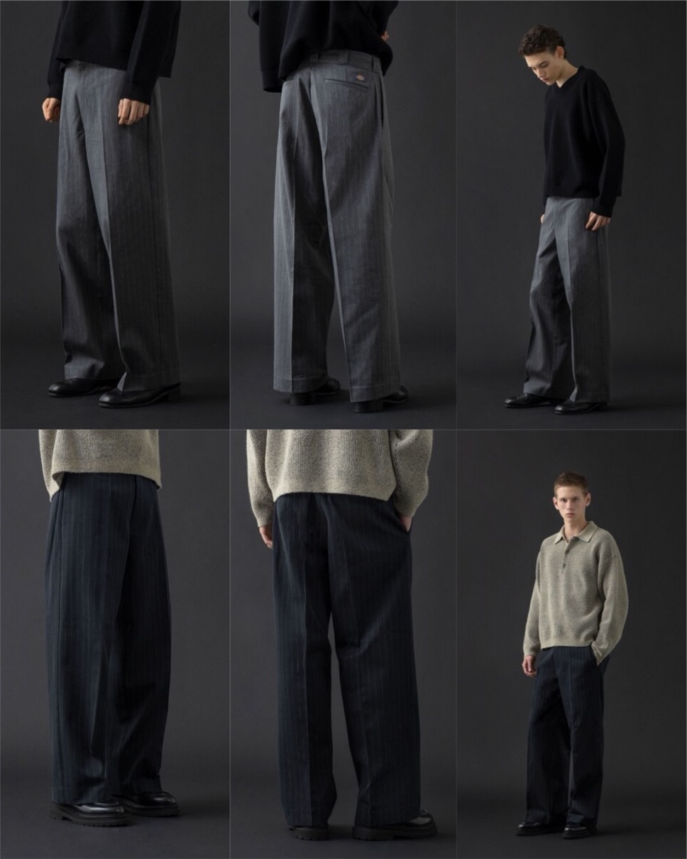 Dickies for monkey time 26SS 別注 ストライプバギーパンツが国内1月