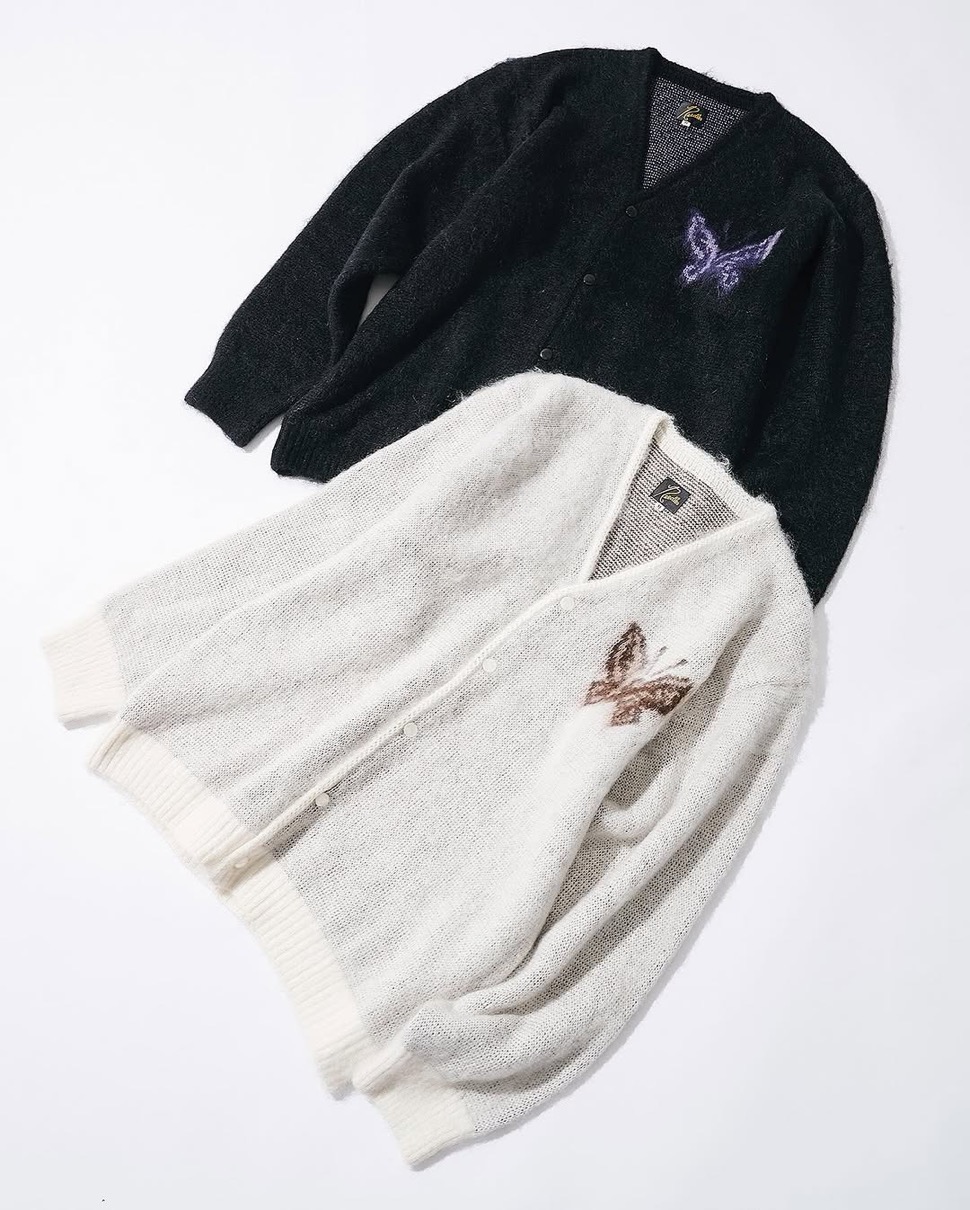 NEEDLES x STUDIOUS 25AW 別注モヘアカーディガンの国内先行予約が開始