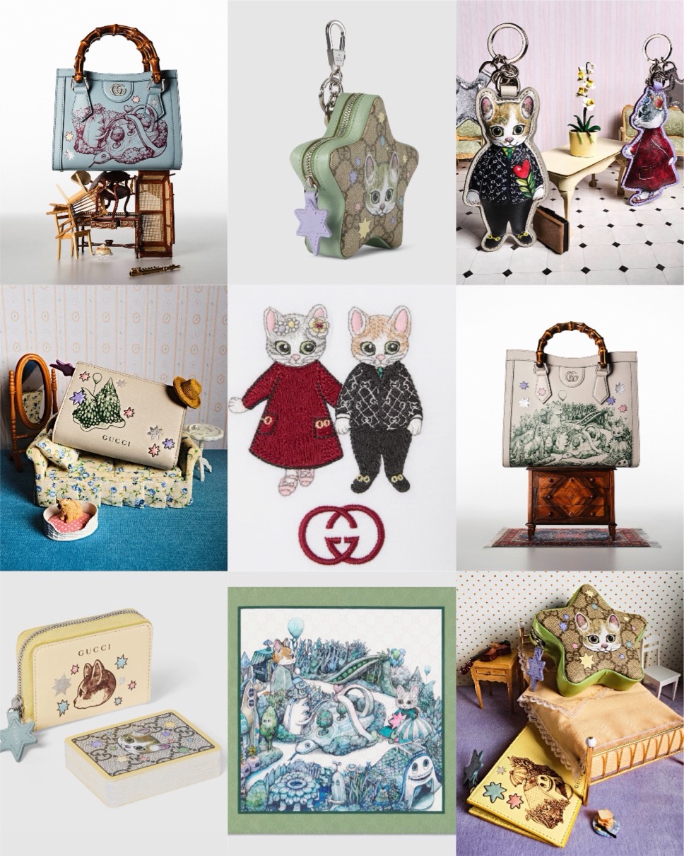 Gucci x ヒグチユウコ 2025年冬コラボコレクションが国内11月13日／11