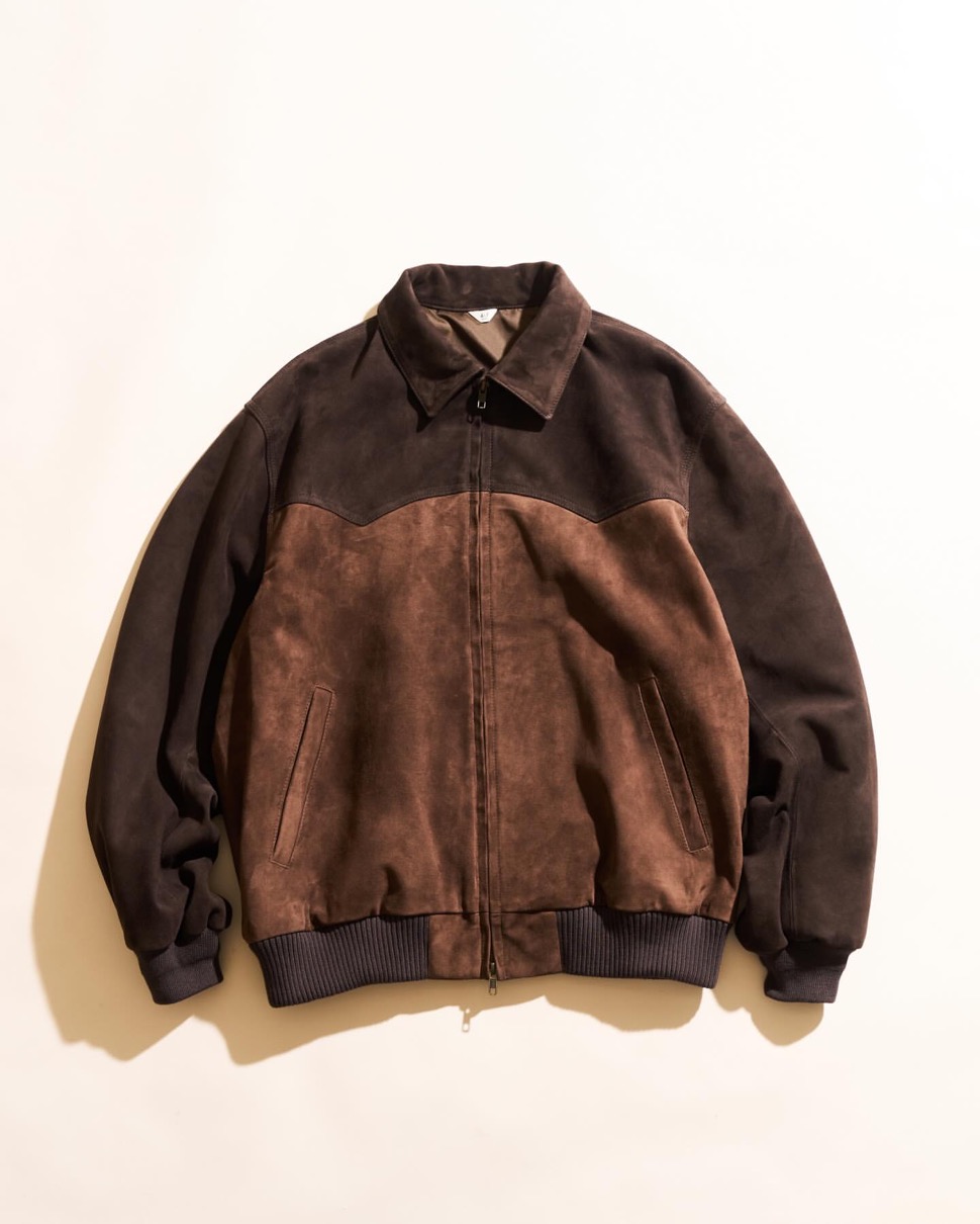417 EDIFICE『LAMB SUEDE & SHEEP LEATHER SANTA FE JACKET』が国内