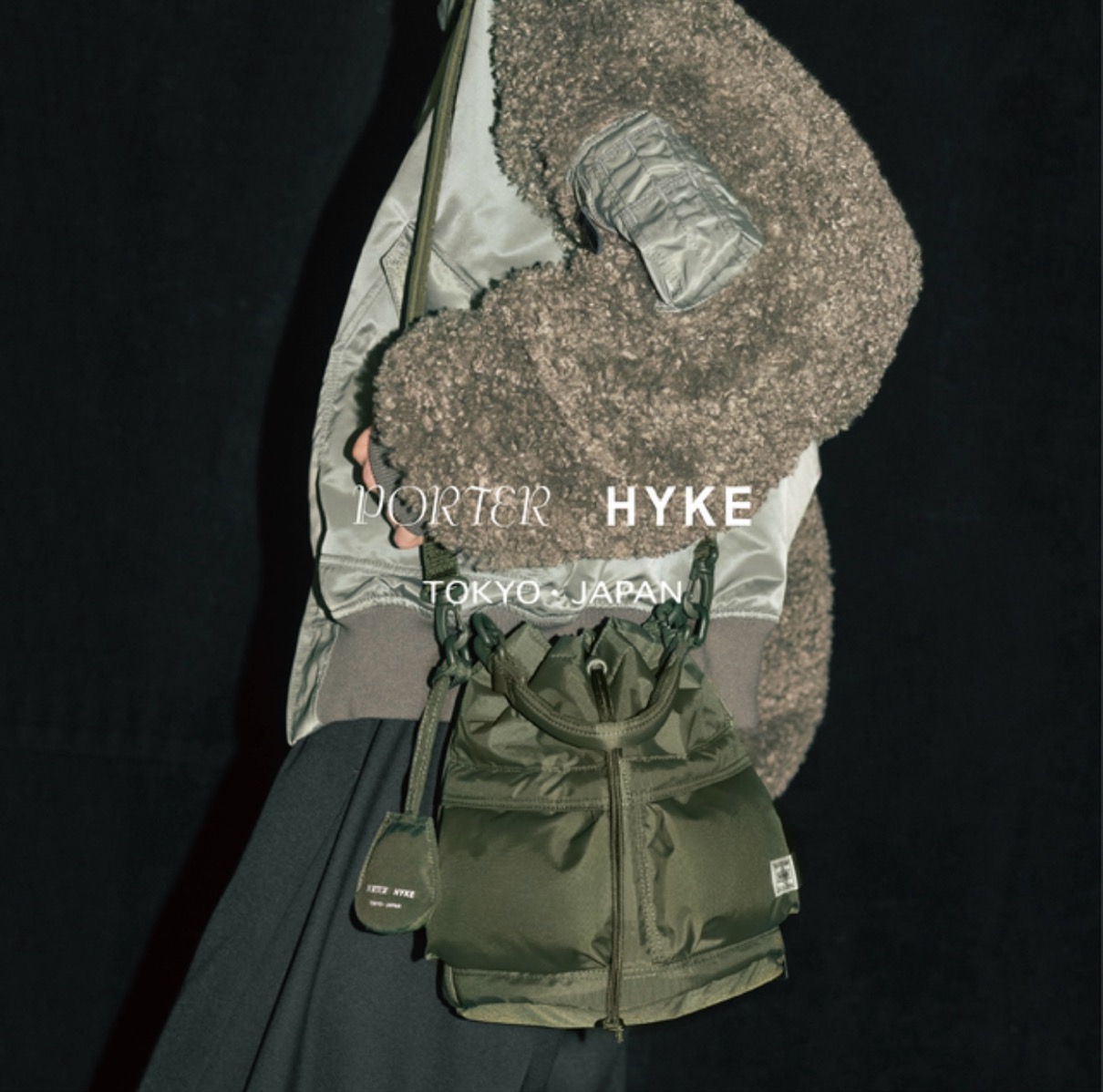 PORTER x HYKE 25FW コラボバッグコレクションが国内12月12日より発売