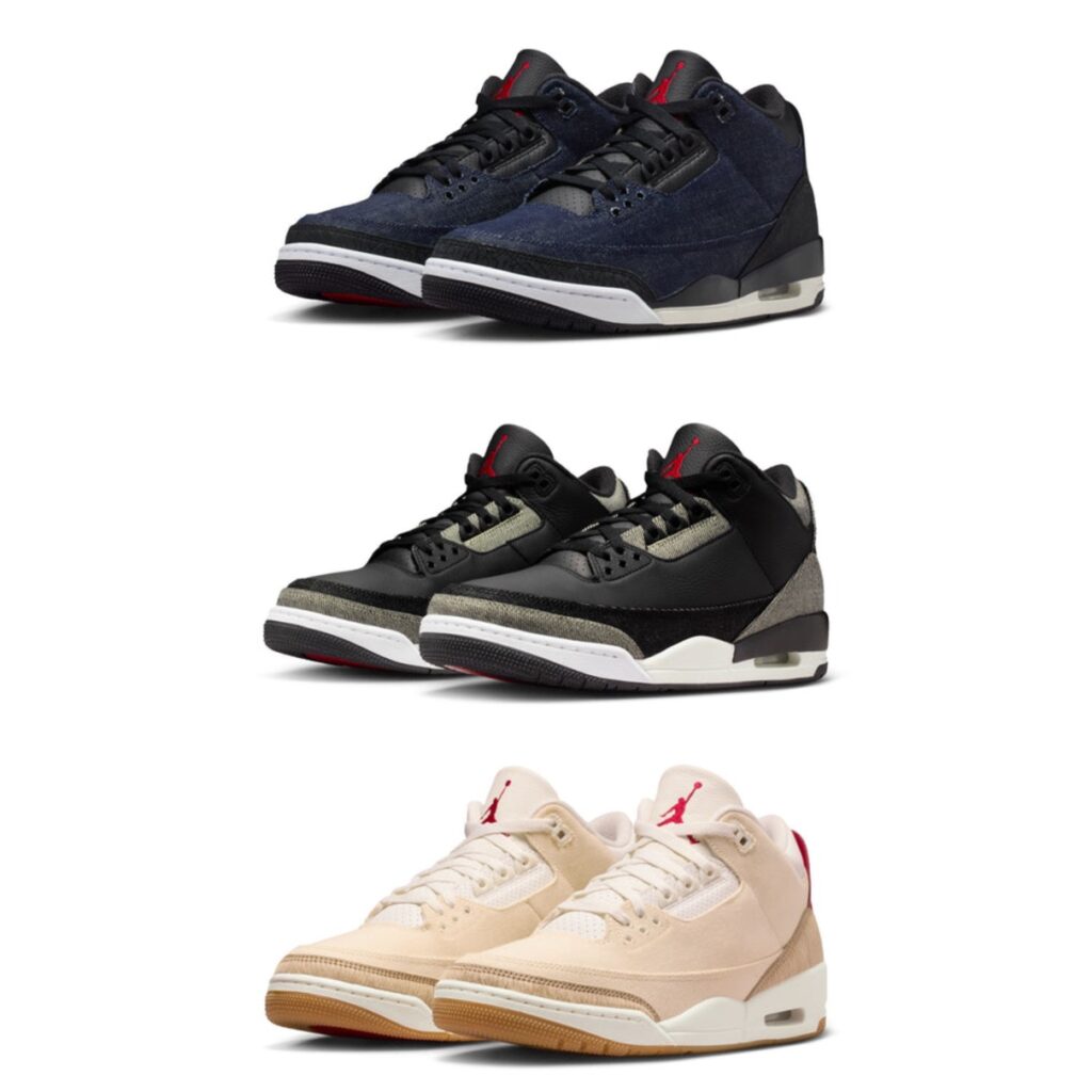 Levi's®︎ x Nike Air Jordan 3 Retro SP “Denim Pack” & コラボ