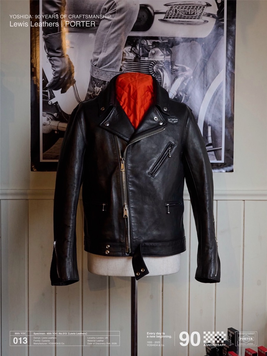 Lewis Leathers x PORTER 吉田カバン90周年記念コラボアイテムが国内2
