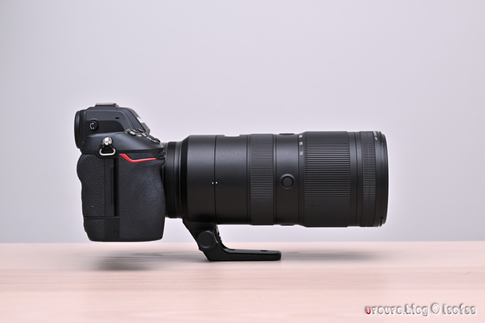 NIKKOR Z 70-200mm f/2.8 VR Sの外観をジロジロ眺める記事。Z9 & Z8