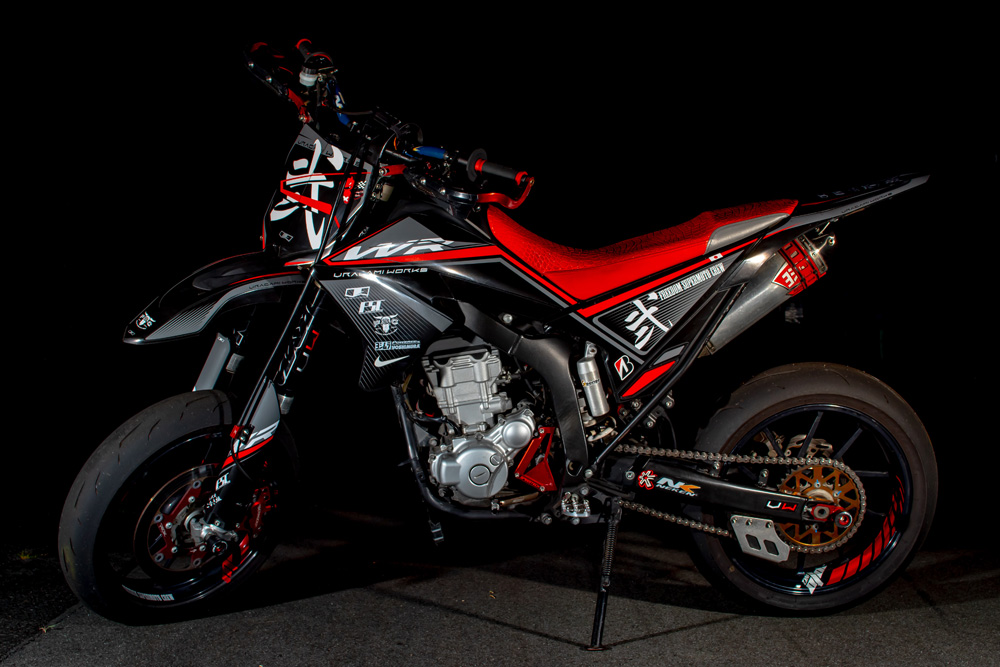 Yamaha WR250X (2007-2017)の施工例 - バイクデカールのウラガミワークス