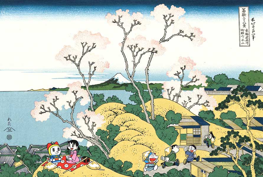 連載開始50周年 なぜ国民的漫画「ドラえもん」は浮世絵化されたのか