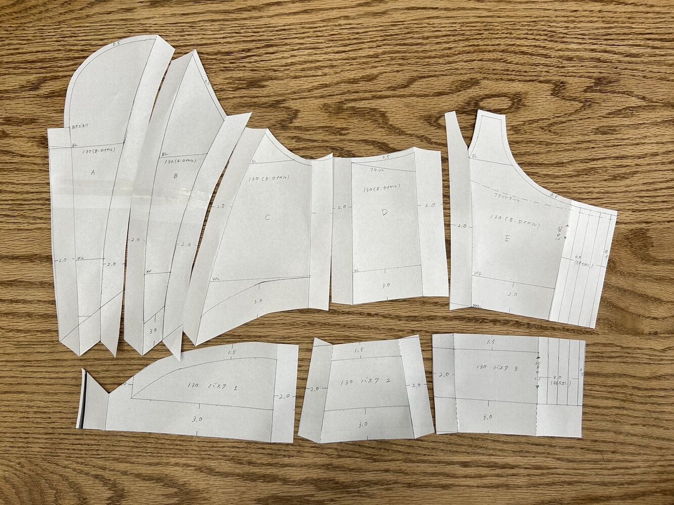 バレエ衣装の作り方】型紙の引き方 | ブログ | 京都府宇治市のバレエ