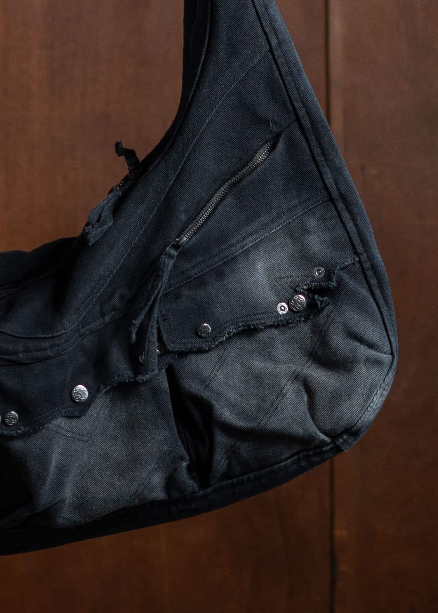 Professor.E Parachute Bag Washed Black 24FW-PE-ACC-04 – VISION OF