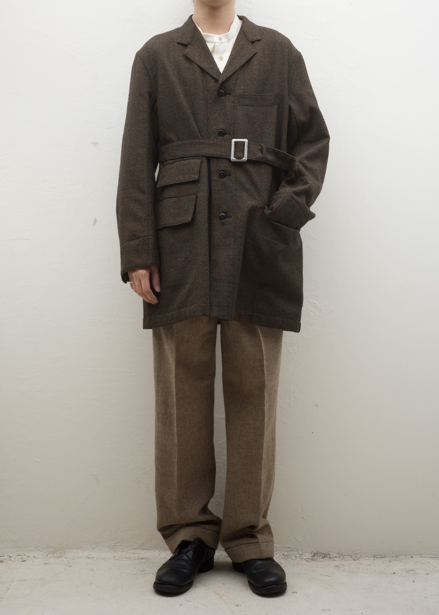 Taiga Takahashi LOT.401 ENGINEER COAT / MELANGE BLACK – VISION OF