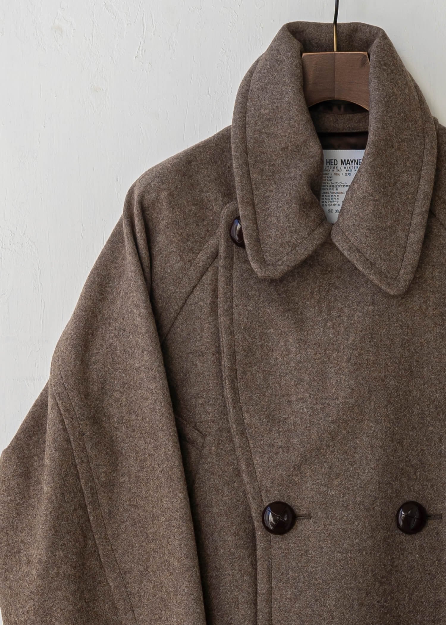 HED MAYNER / CROPPED PEA COAT – VISION OF FASHION