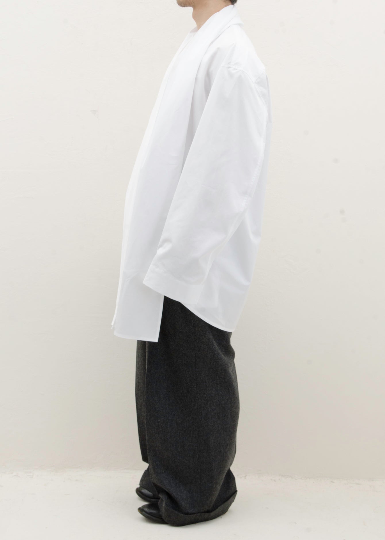 ヘドメイナー 2021aw スカーフシャツ HED MAYNER SCARF COLLAR SHIRT