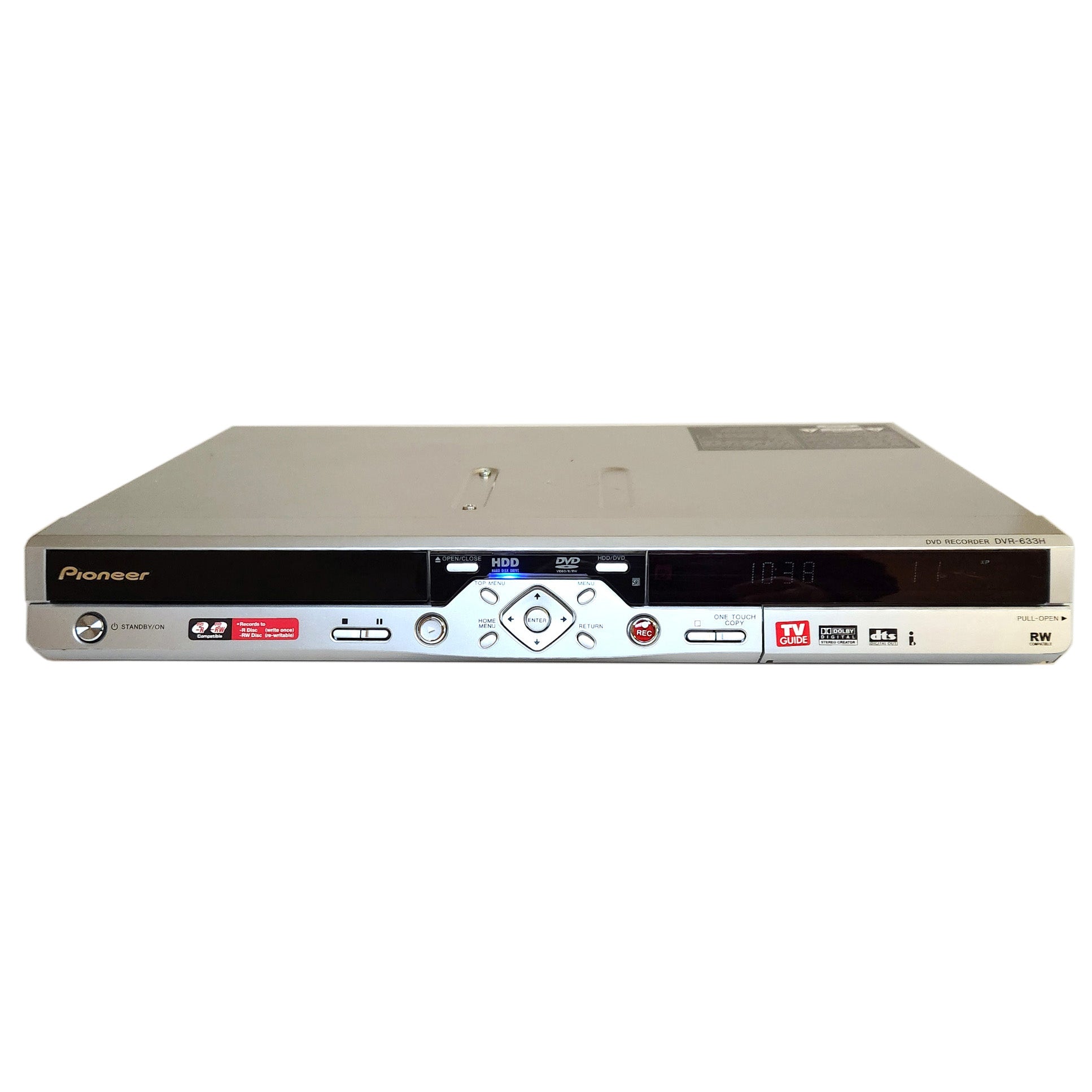 Pioneer DVR-633H-S DVD/HDD Hard Disc Recorder – VCR-DVD.com