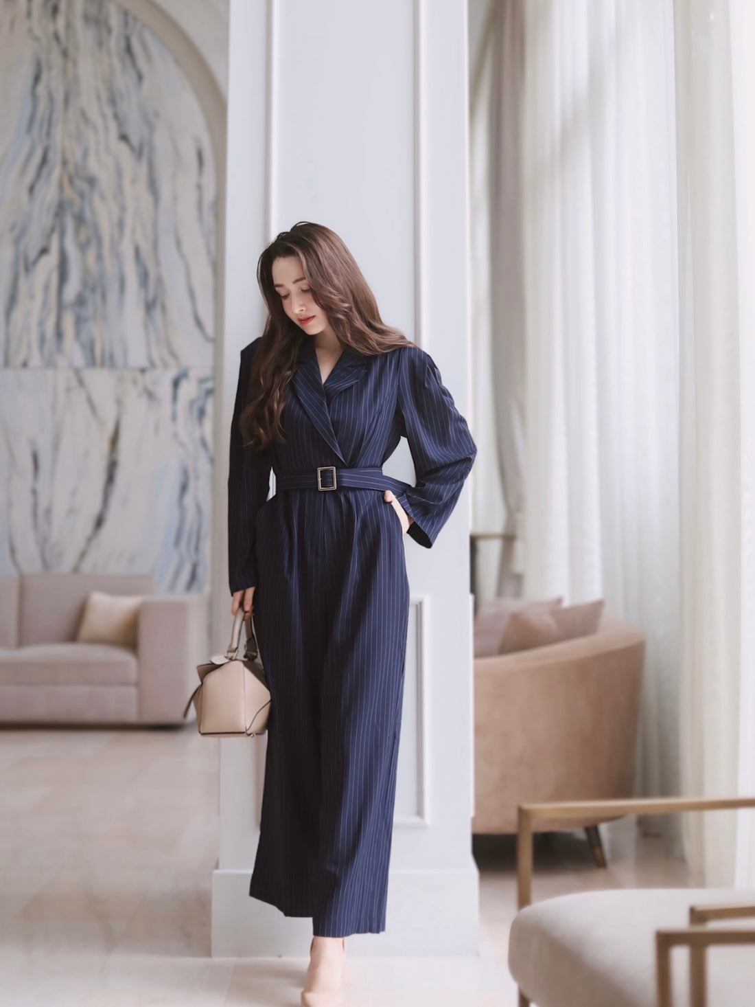 Stripe Jump Suit – VANON