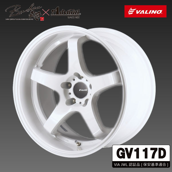 GV117D 18×9.5J 5H 114.3 カラー：ホワイト | VALINO TIRES 公式ストア