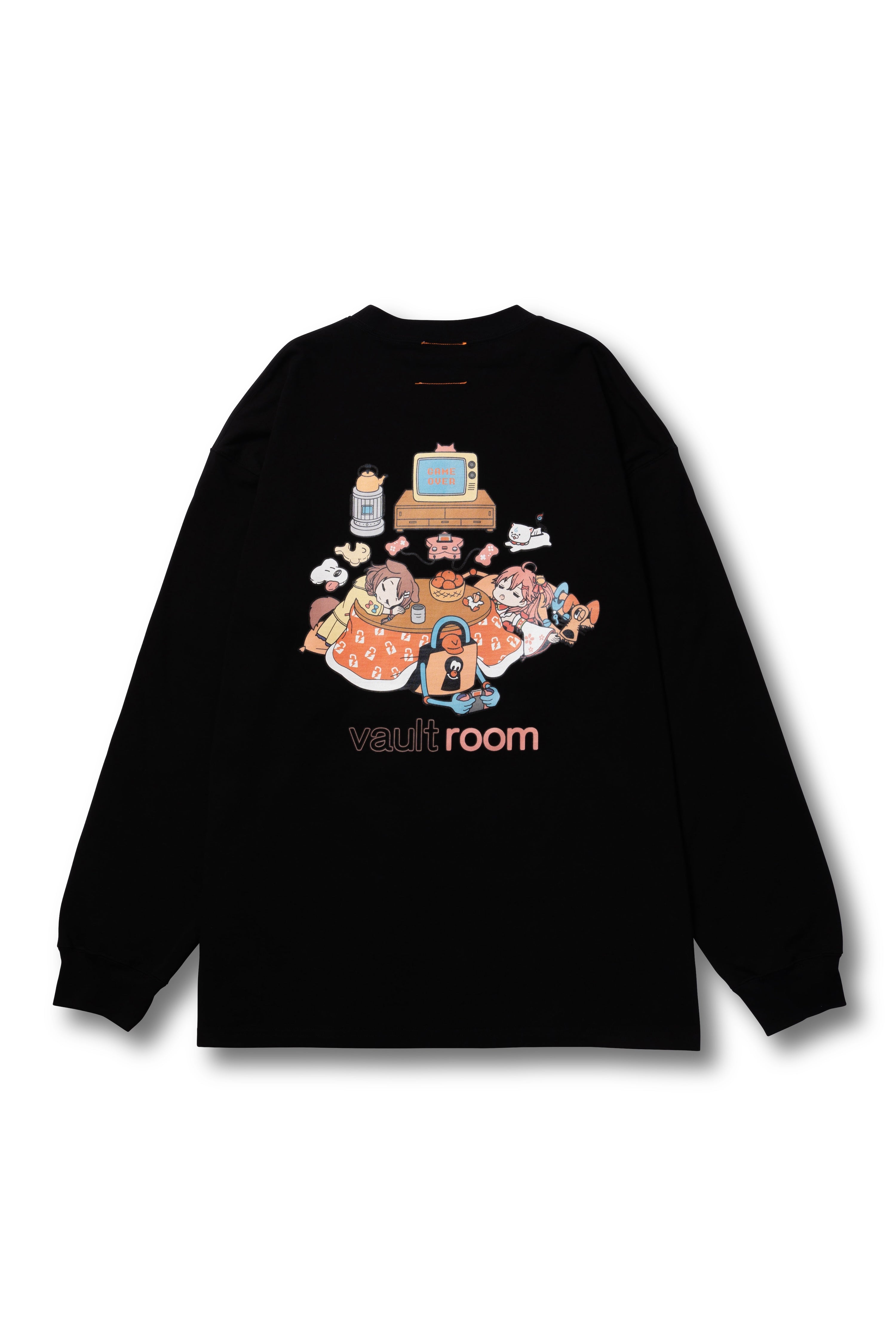 MIKKORONE L/S TEE / BLACK – VAULTROOM
