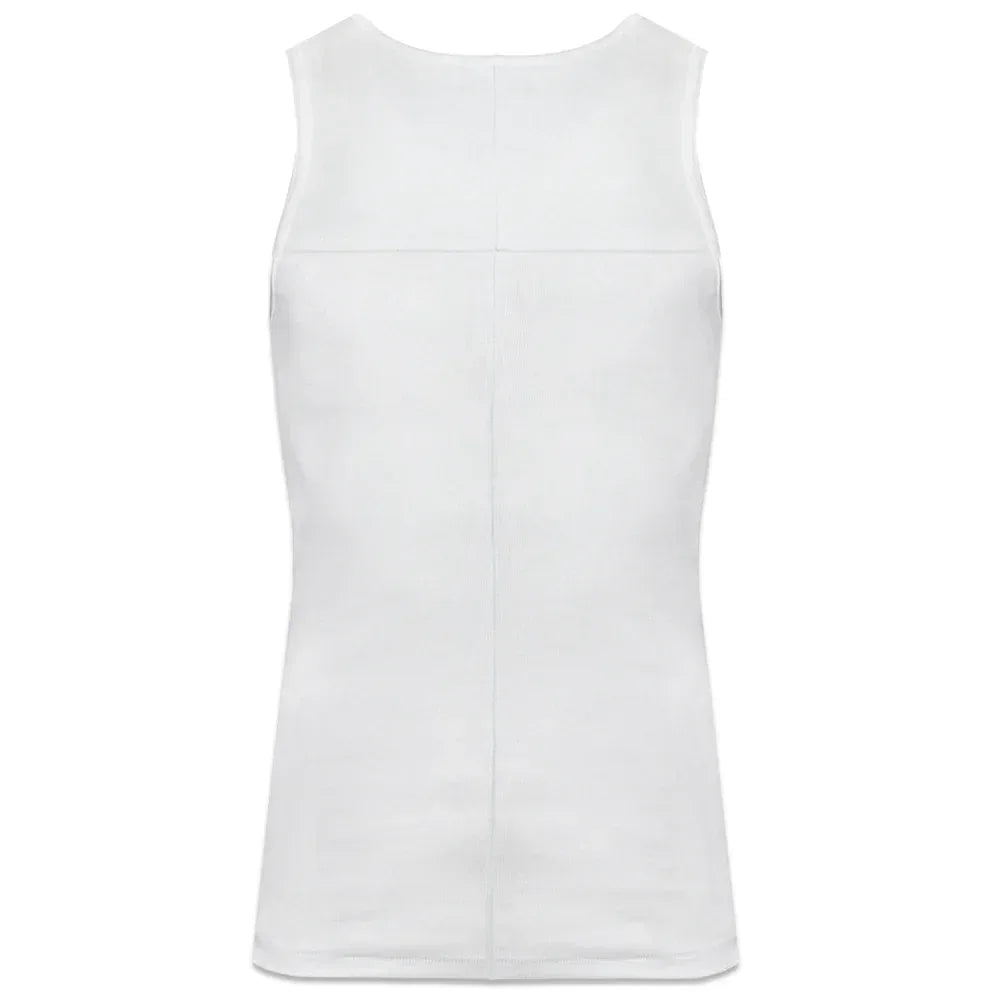 LAST NEST(ラストネスト)商品ページ - Logo Emb Tank Top - White