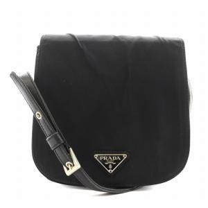 三角プレート トライアングルロゴ ショルダーバッグ ナイロン レザー