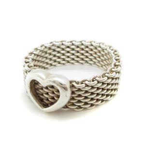 サマセット メッシュリング 指輪 ハート 925 シルバー（2021/05/24買取