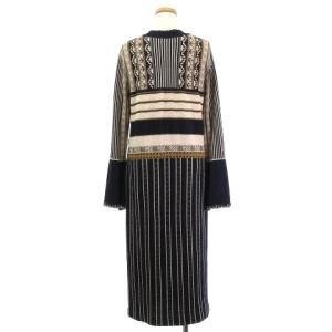 18AW PEDICEL JACQUARD DRESS ワンピース ニット ジャガード（2021/06