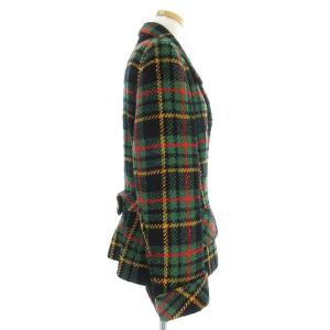 ヴィンテージ ジャケット チェック 金ボタン マカダム ブークレー
