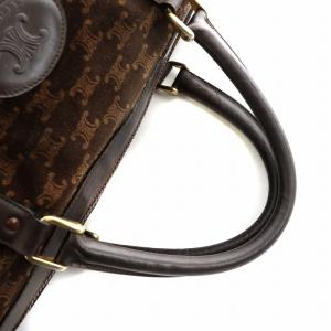 オールドセリーヌ ヴィンテージ ミニ ボストン バッグ ハンド マカダム