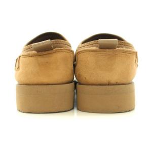 MOUTON SABO ムートンサボ スリッポン シューズ 厚底 スエード 切替