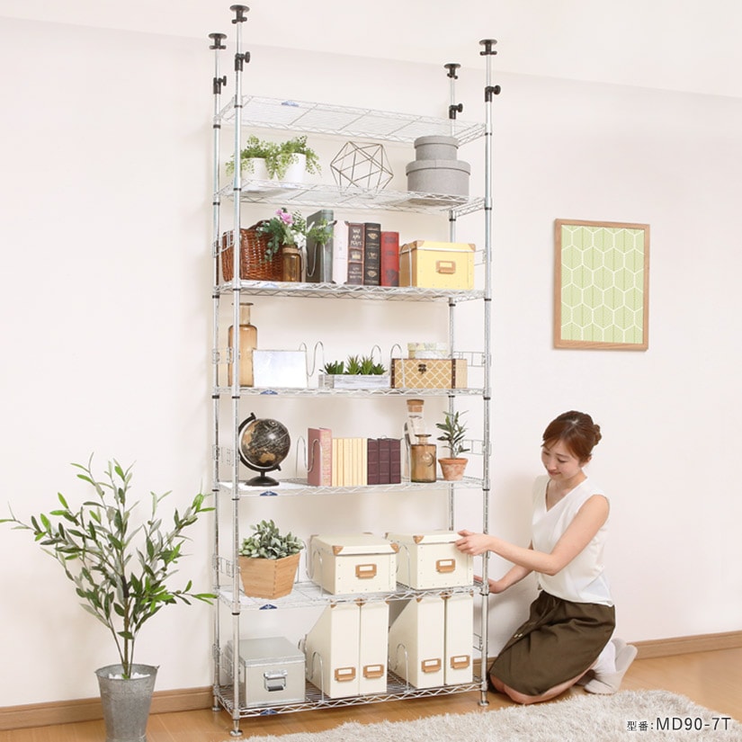 週末限定10%OFF】 [19mm] 幅60 5段 ルミナス突っ張りラック | ルミナス