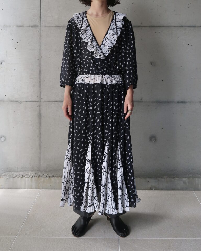 Susan Freis〟vintage frill dress - veje