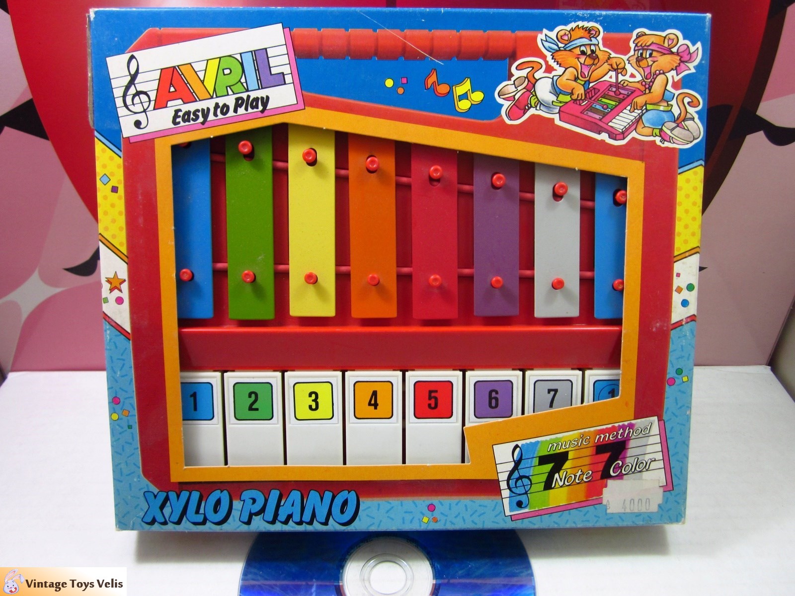 AVRIL XYLO PIANO Bontempi 7 Note Color Music Made In Italy COMUS