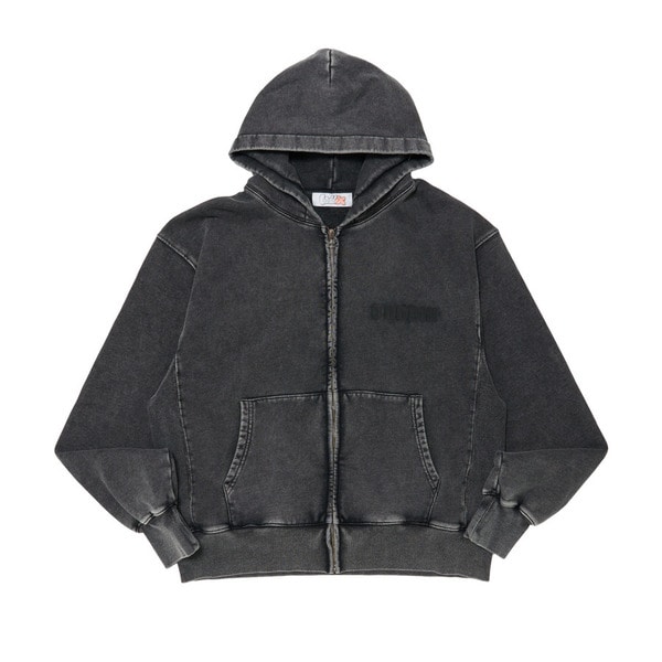 LOVE YOU ZIP Hoodie(Black Fade) | buddix | VERTICAL GARAGE