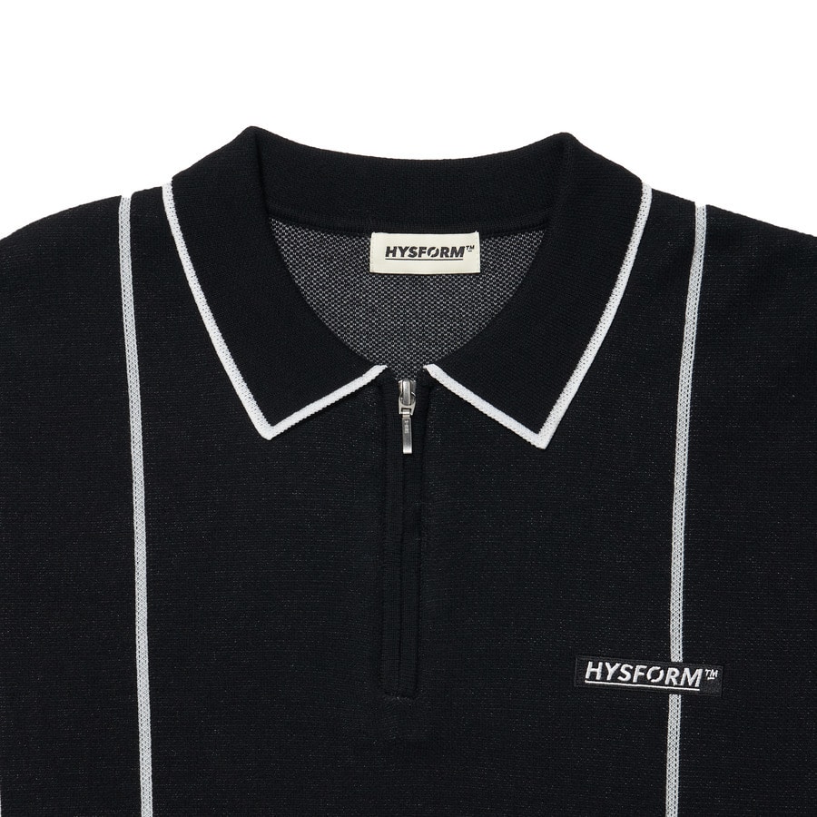 HALF ZIP KNIT POLO | HYSFORM™ | VERTICAL GARAGE OFFICIAL ONLINE