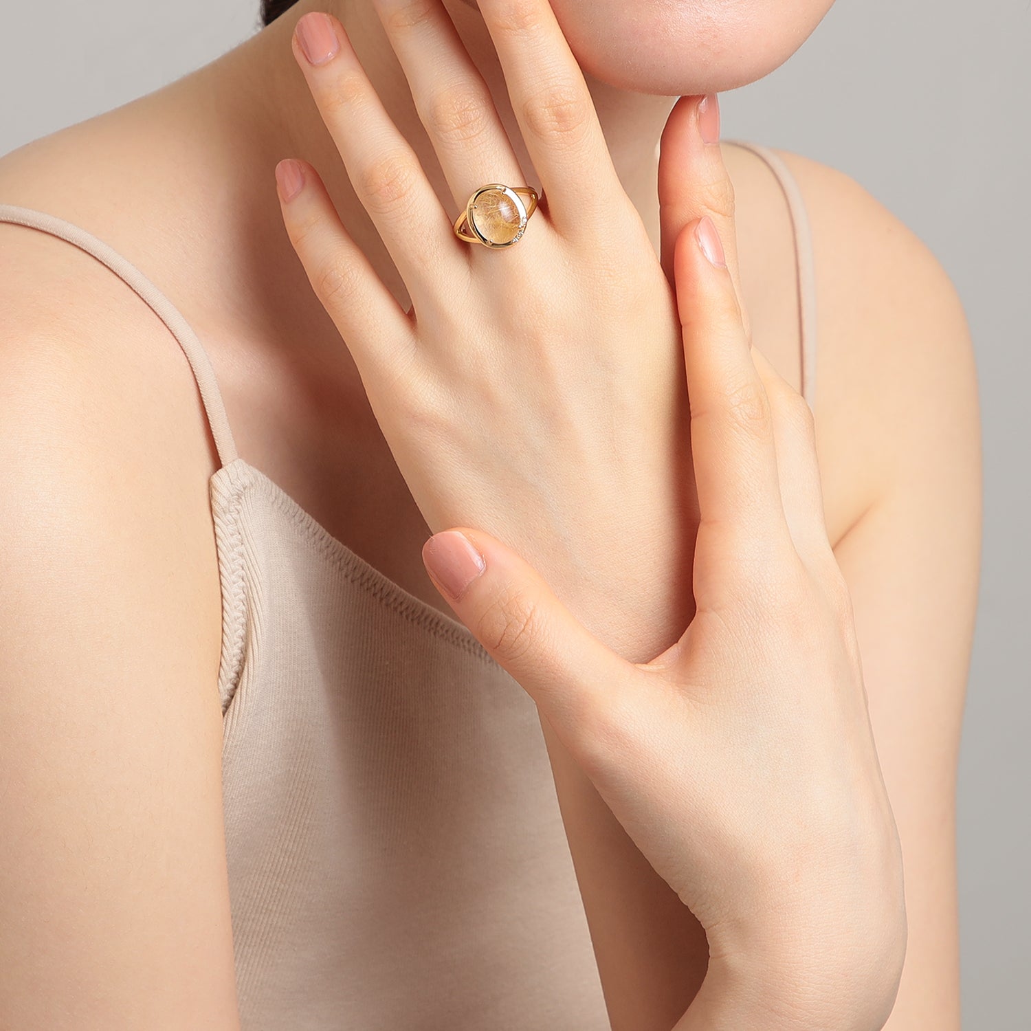 Planet ルチルクォーツ リング 木星 – VERMILLION