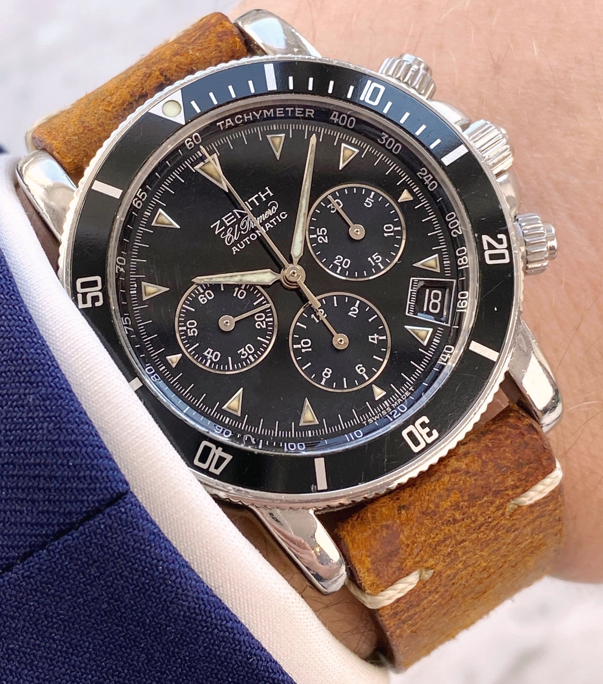 Vintage Zenith el Primero Rainbow Daytona Chronograph 020470400